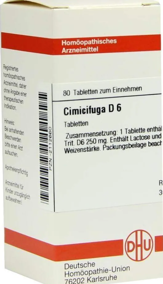 Dhu Cimicifuga D6 80 Tabletten