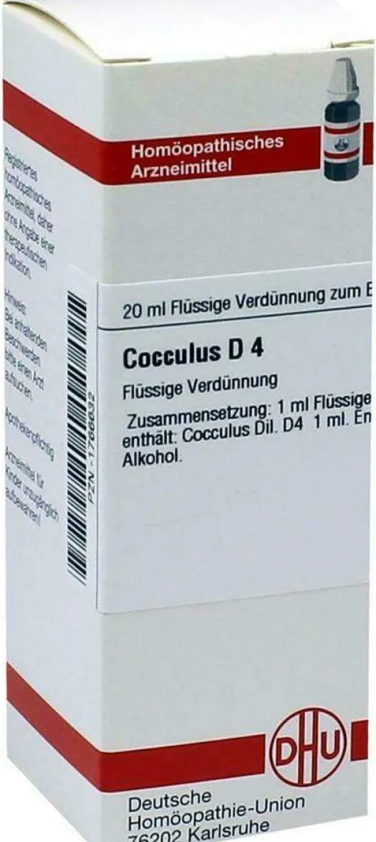 Dhu Cocculus D4 20 ml Dilution