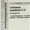Dhu Collinsonia Canadensis D12 10 G Globuli
