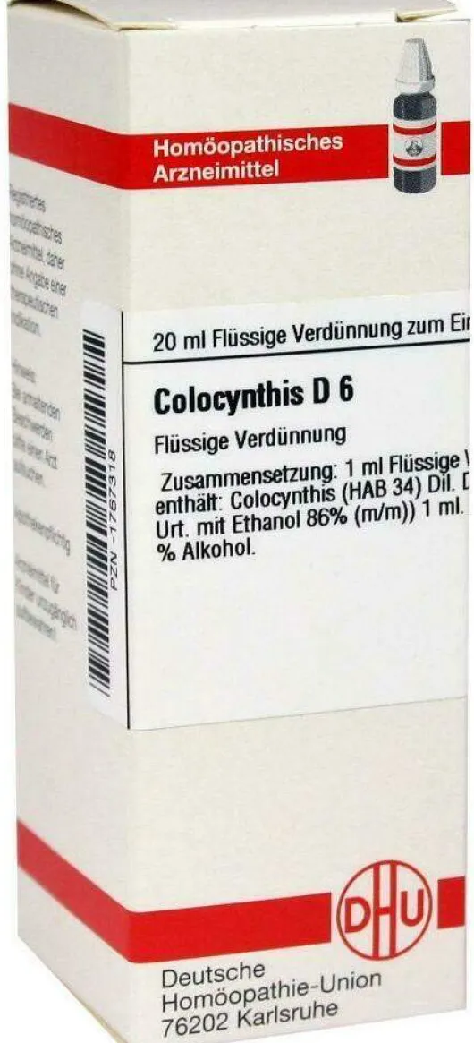 Dhu Colocynthis D6 20 ml Dilution