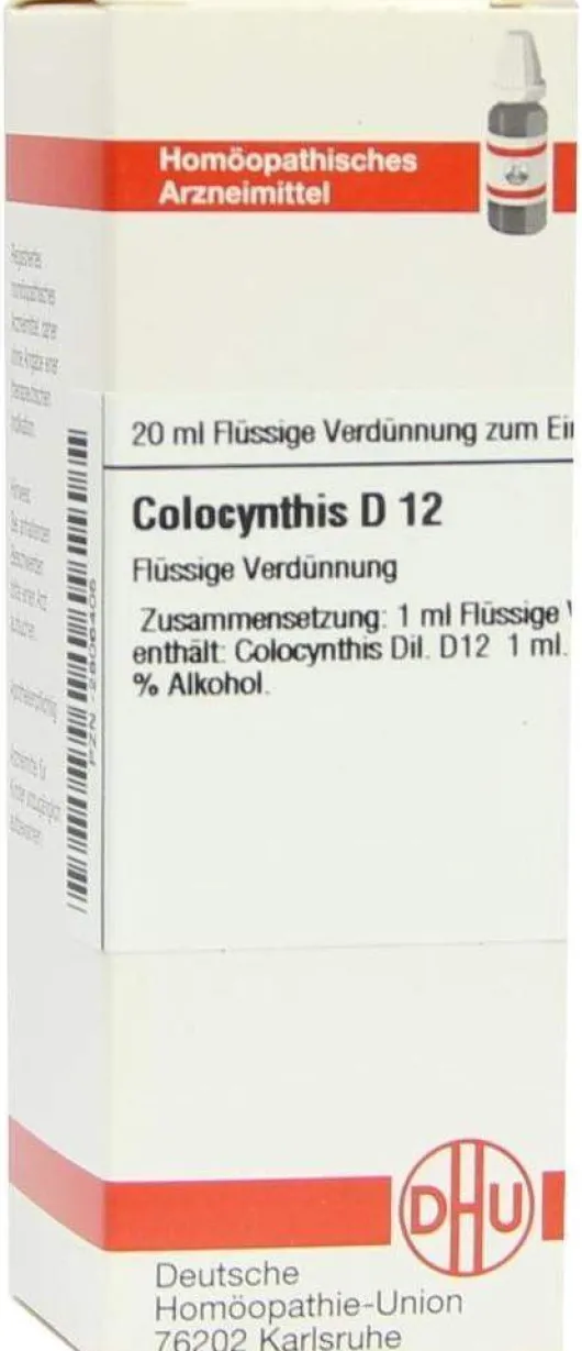 Dhu Colocynthis D12 20 ml Dilution