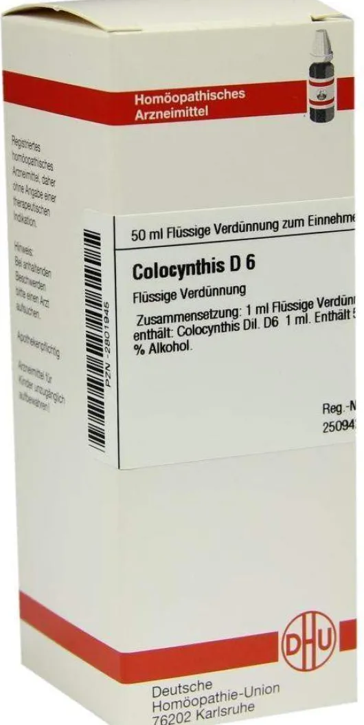 Dhu Colocynthis D6 50 ml Dilution