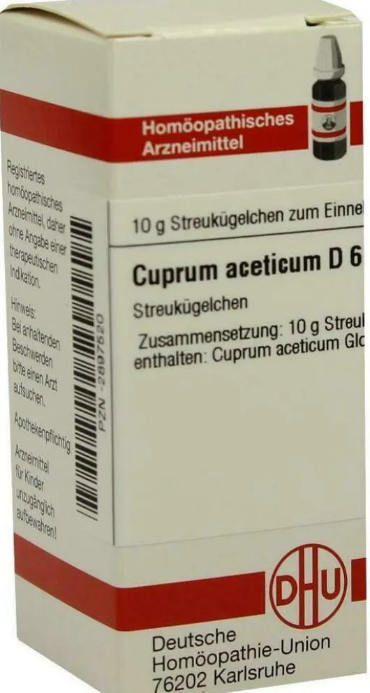 Dhu Cuprum Aceticum D6 Globuli 10 G