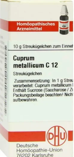 Dhu Cuprum Metallicum C12 Globuli