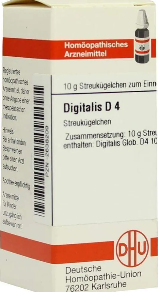 Dhu Digitalis D4 Globuli