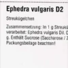 Dhu Ephedra Vulgaris D2 Globuli 10 G