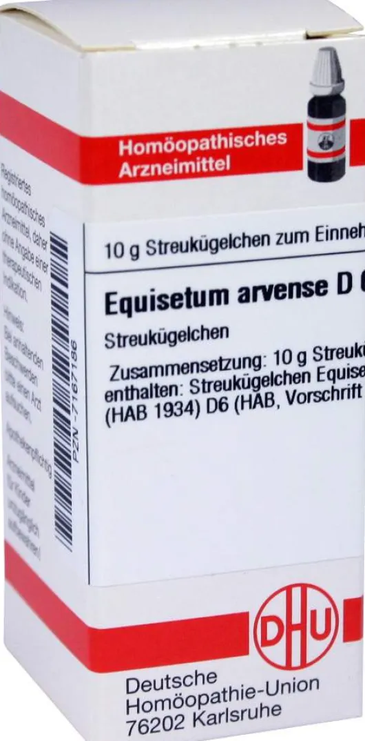 Dhu Equisetum Arvense D6 10 G Globuli