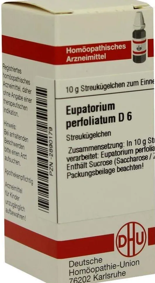 Dhu Eupatorium Perfoliatum D6 10 G Globuli