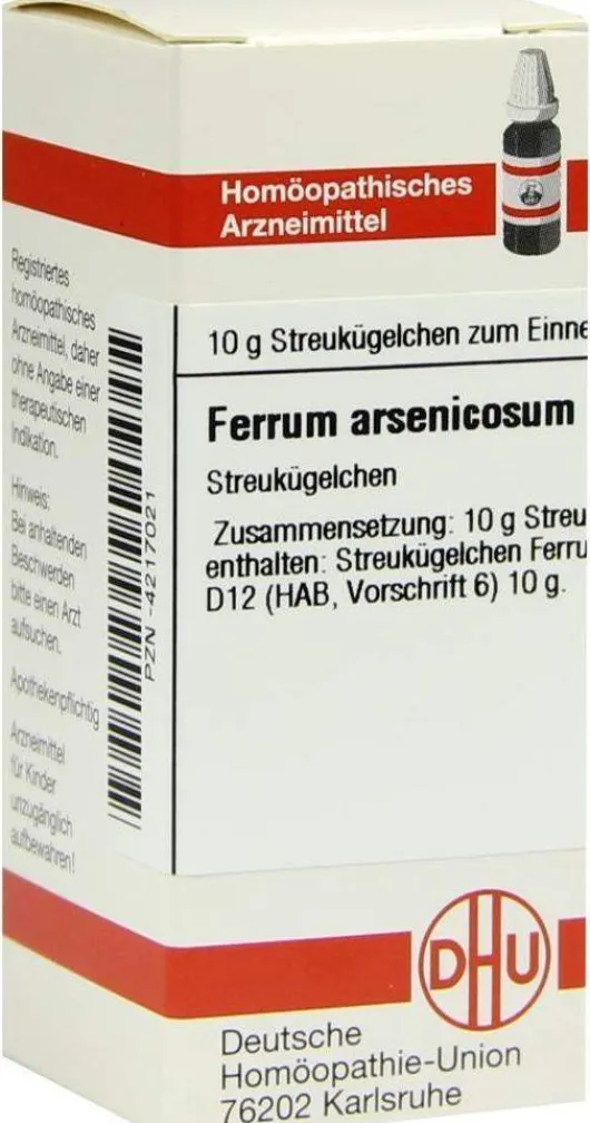 Dhu Ferrum Arsenicosum D12 Globuli