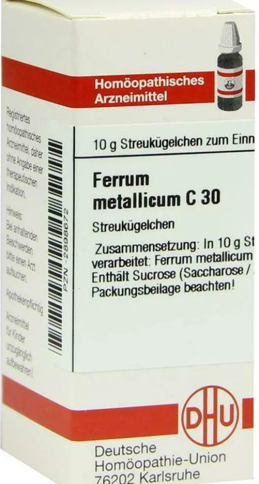 Dhu Ferrum Metallicum C30 Globuli