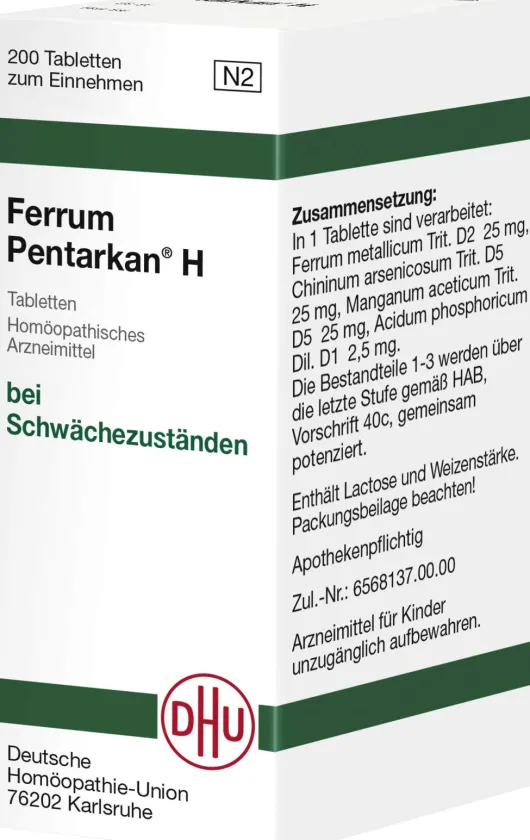 Dhu Ferrum Pentarkan H Tabletten
