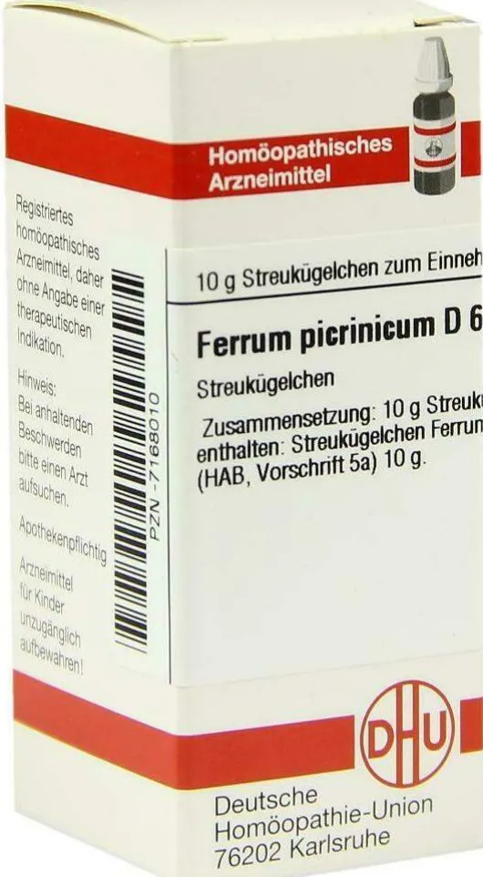 Dhu Ferrum Picrinicum D6 Globuli