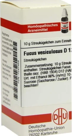 Dhu Fucus Vesiculosus D12 10 G Globuli