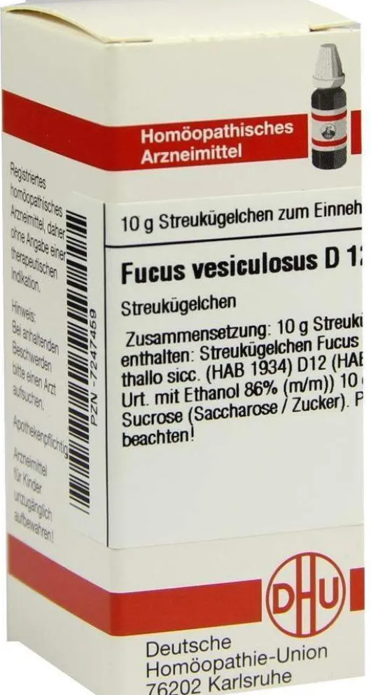 Dhu Fucus Vesiculosus D12 10 G Globuli