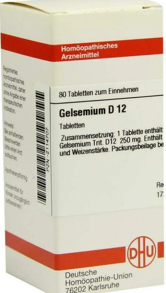 Dhu Gelsemium D12 80 Tabletten