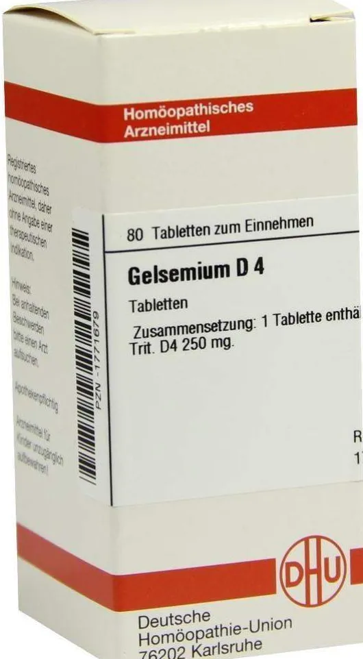 Dhu Gelsemium D4 80 Tabletten