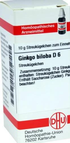 Dhu Ginkgo Biloba D6 10 G Globuli