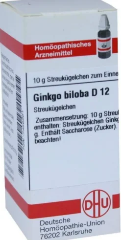 Dhu Ginkgo Biloba D12 10 G Globuli
