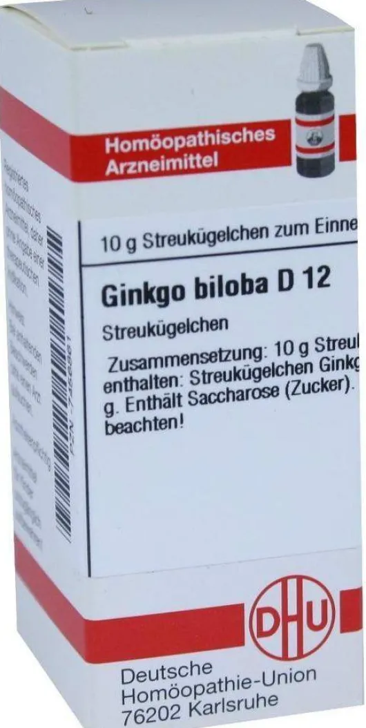Dhu Ginkgo Biloba D12 10 G Globuli