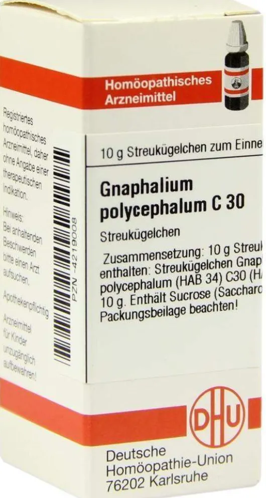 Dhu Gnaphalium Polycephalum C30 Globuli