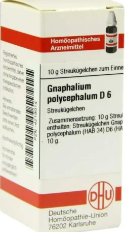 Dhu Gnaphalium Polycephalum D6 10 G Globuli