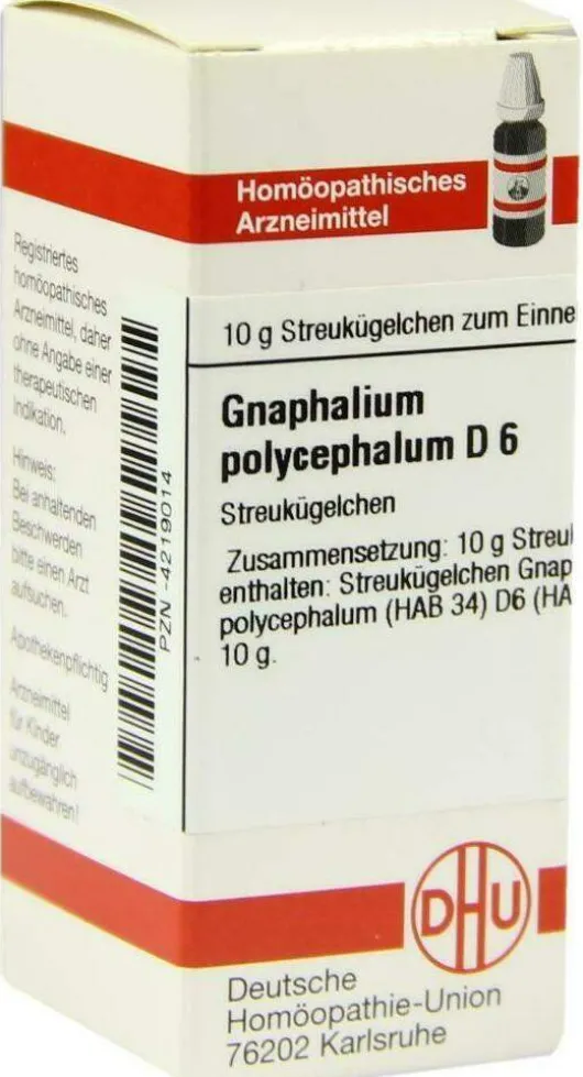 Dhu Gnaphalium Polycephalum D6 10 G Globuli