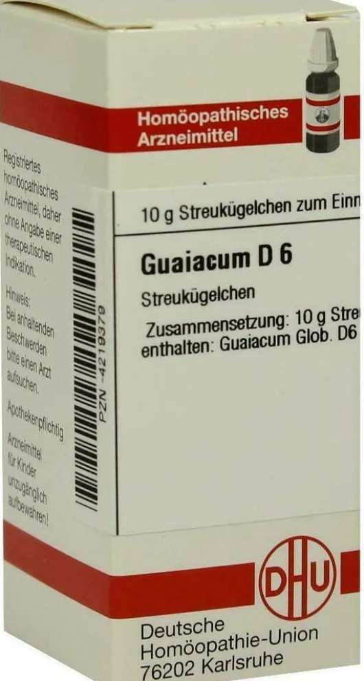 Dhu Guaiacum D6 Globuli
