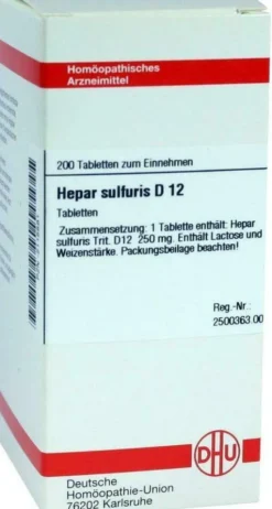 Dhu Hepar Sulfuris D12 200 Tabletten
