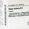Dhu Hepar Sulfuris D2 80 Tabletten