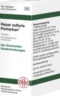 Dhu Hepar Sulfuris Pentarkan Tabletten