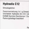 Dhu Hydrastis C12 Globuli 10 G