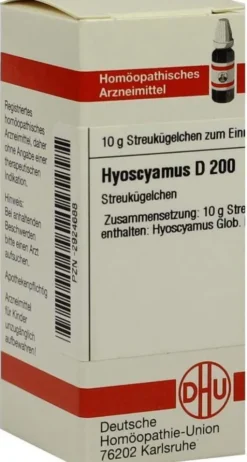 Dhu Hyoscyamus D200 Globuli