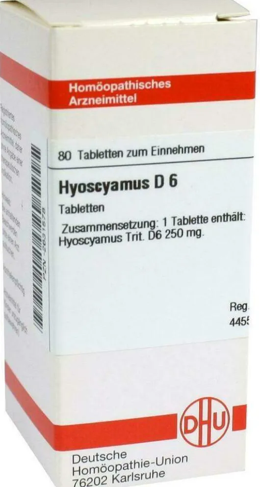 Dhu Hyoscyamus D6 80 Tabletten