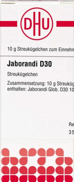 Dhu Jaborandi D30 Globuli 10 G