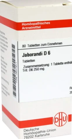 Dhu Jaborandi D6 80 Tabletten