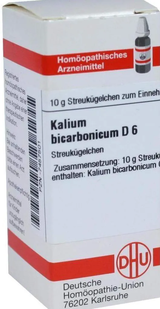 Dhu Kalium Bicarbonicum D6 Globuli