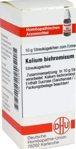 Dhu Kalium Bichromicum C12 Globuli