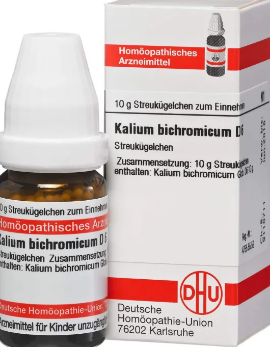 Dhu Kalium Bichromicum D6 10 G Globuli
