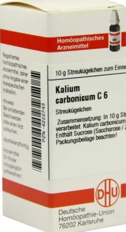 Dhu Kalium Carbonicum C6 Globuli