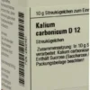 Dhu Kalium Carbonicum D12 Globuli