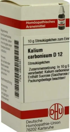 Dhu Kalium Carbonicum D12 Globuli