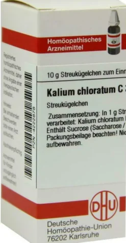 Dhu Kalium Chloratum C30 10 G Globuli