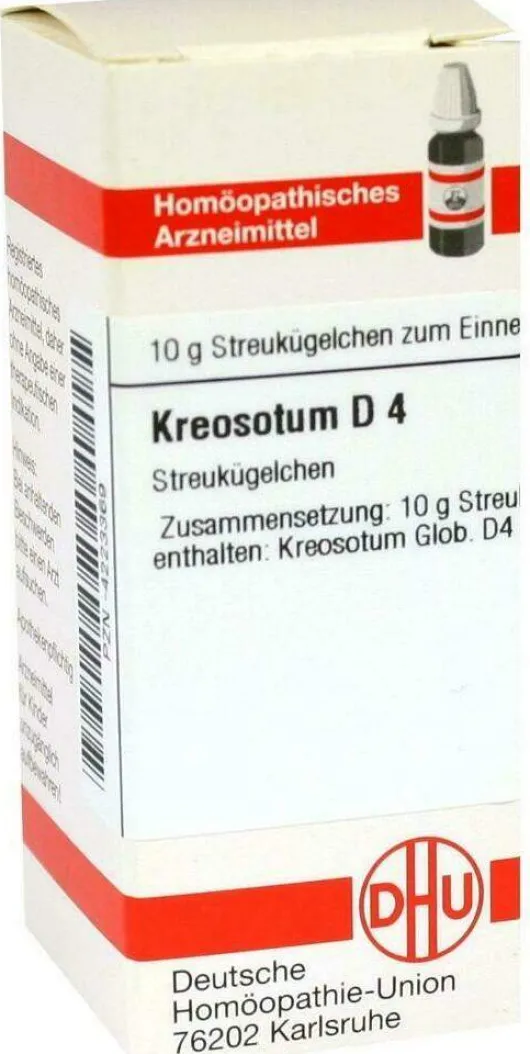 Dhu Kreosotum D4 Globuli