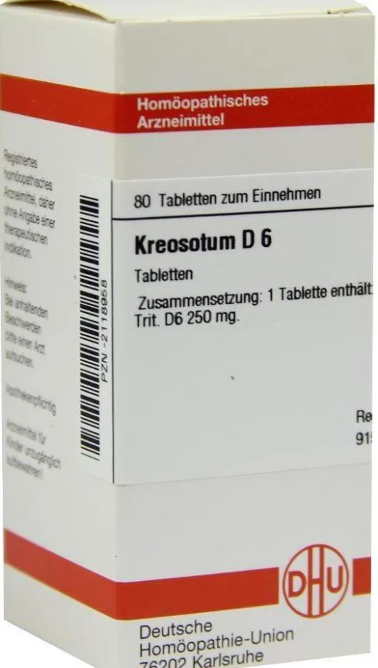 Dhu Kreosotum D6 80 Tabletten