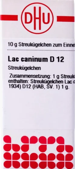 Dhu Lac Caninum D12 Globuli