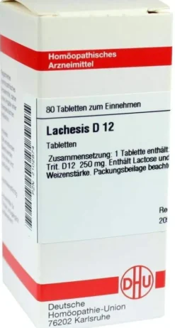 Dhu Lachesis D12 80 Tabletten