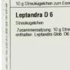 Dhu Leptandra D6 Globuli