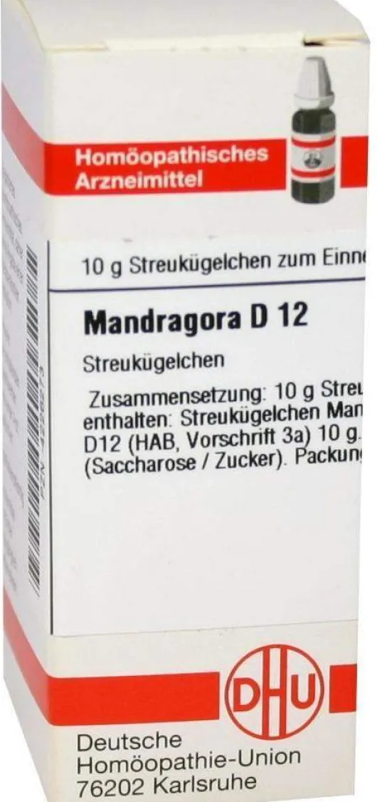 Dhu Mandragora D12 10 G Globuli