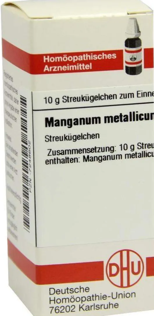Dhu Manganum Metallicum D12 Globuli