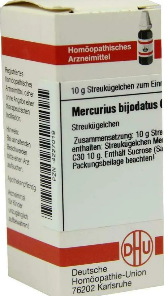 Dhu Mercurius Bijodatus C30 Globuli